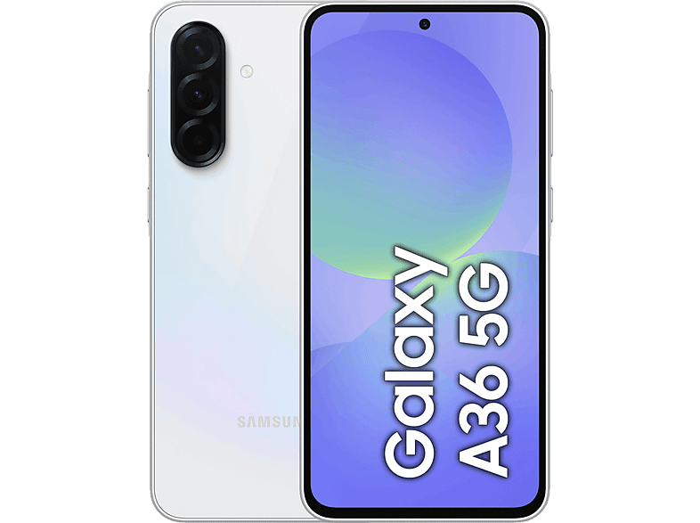 Samsung Galaxy A36 5G Blanco 128 GB 6 GB RAM 6.7  FHD+ Super AMOLED Qualcomm Snapdragon 6 Gen 3 5000 mAh Android 15