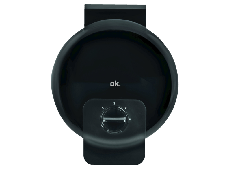 OK OWA 3110-B Potencia 1000W Capacidad para 5 gofres Negro