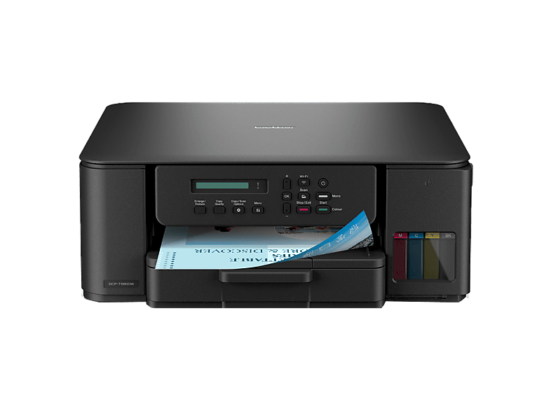 Brother DCP-T580DW Inyección de tinta Pantalla LCD 16 ppm Impresión automática a 2 caras WiFi 5GHz y USB