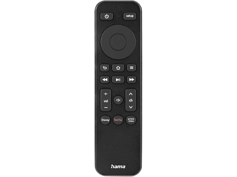 Hama Universal para televisores Smart TV y dispositivos SAT-STB Negro