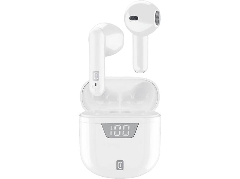 CellularLine Seek De botón Bluetooth USB-C Blanco + Estuche de carga