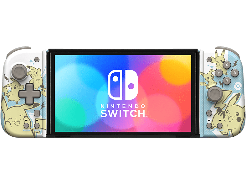 HORI Split Pad Compact Pikachu y Mimikyu Nintendo Switch Azul y amarillo