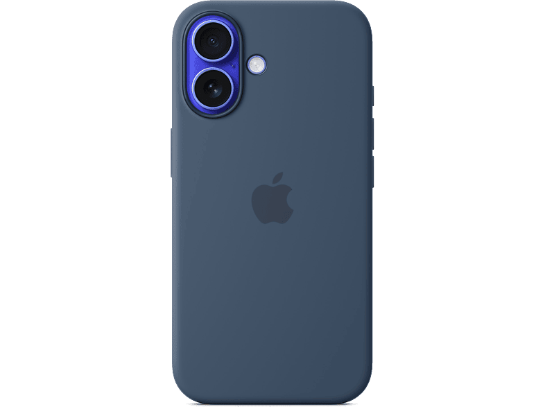 Apple Funda de silicona con MagSafe para iPhone 16 Azul denim