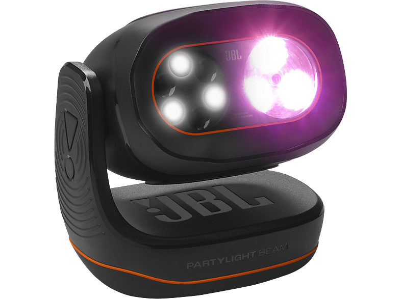 JBL PartyLight Beam Con luces RGB y LED Bluetooth 5.3 Micrófono Negro