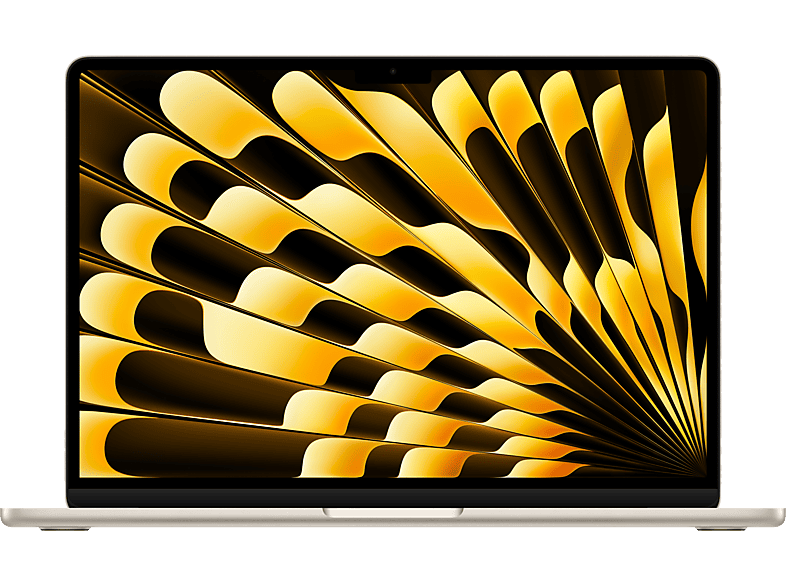 Apple MacBook Air (2024) 13,6 Retina Chip M3 Apple CPU de 8 núcleos GPU de 10 núcleos 16GB RAM 512GB de SSD USB-C 70W Blanco estrella