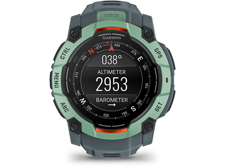 Garmin Instinct 3 Verde 50mm 1.3 AMOLED Silicona 10 ATM Garmin Connect™ BT® ANT+®