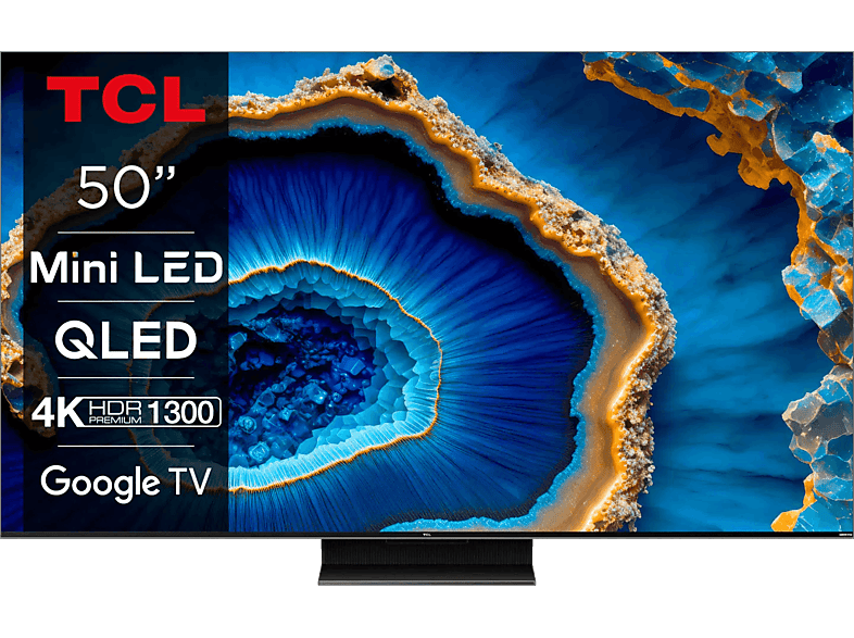 TCL 50C805 QLED 4K 144Hz Motion Clarity Pro Dolby Atmos Game Master Pro 2.0 Negro
