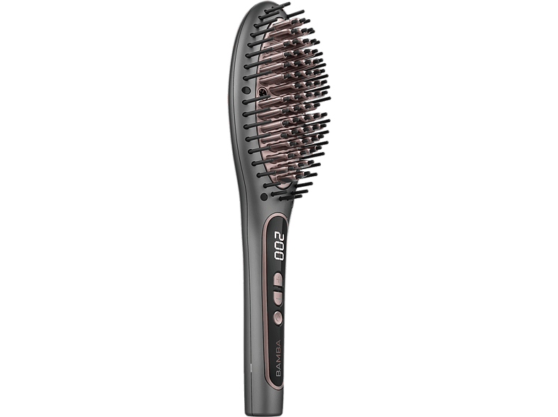 Cecotec Bamba InstantCare 1100 Smooth Brush Tecnología ProIonizer 220º 61 púas Cerámica Gris