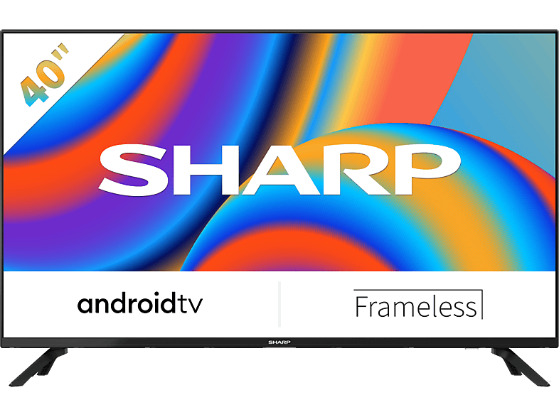 Sharp Android TV Full-HD Asistente Google Chromecast integrado Bluetooth Gris