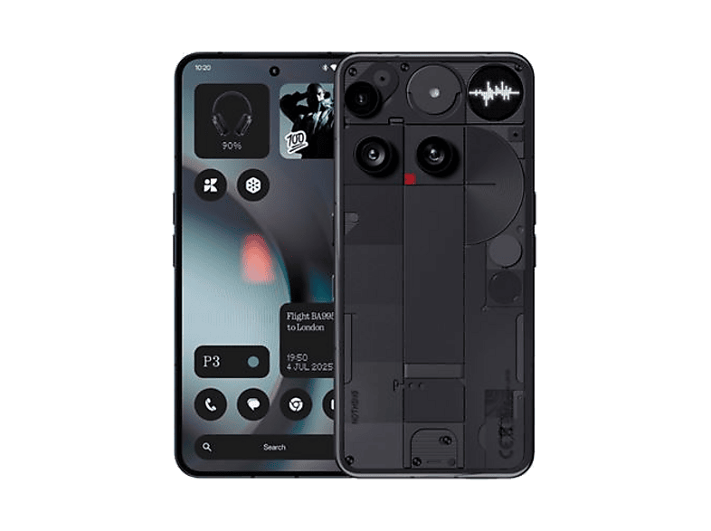 Nothing Phone 3 Negro 512GB 16 GB 6.67 AMOLED Qualcomm® Snapdragon 8S Gen 4 5150 mAh