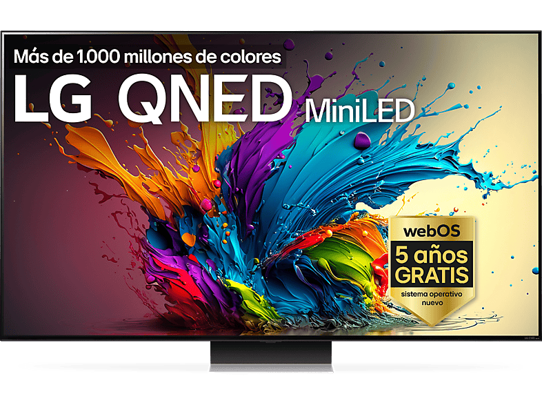 LG 86QNED91T6A UHD 4K Procesador Inteligente 4K α8 Smart TV DVB-T2 (H.265) Negro Dark Meteor Titan