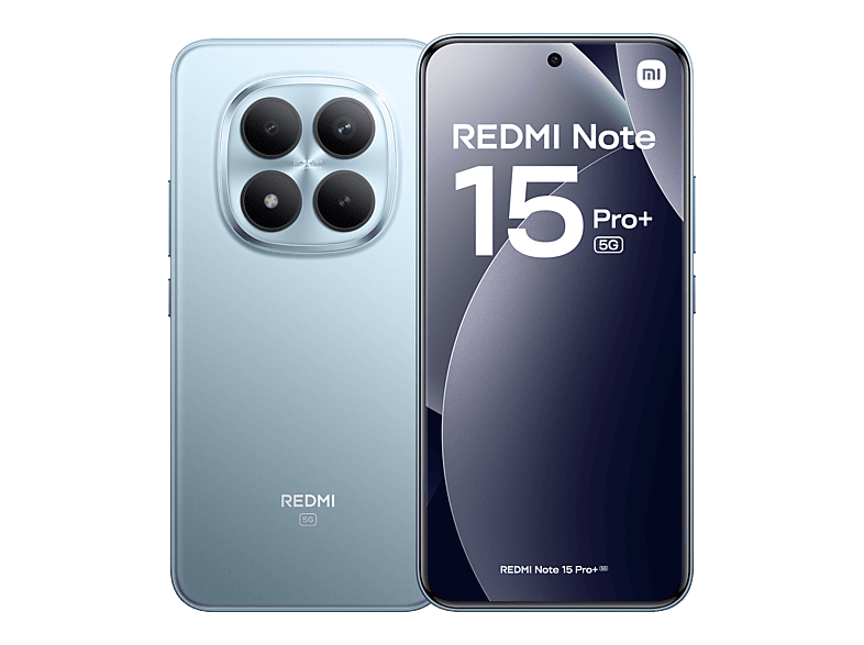 Xiaomi Redmi Note 15 Pro+ Azul glaciar 256 GB 8 GB RAM 6.83 AMOLED CrystalRes Snapdragon® 7s Gen 4 6500 mAh