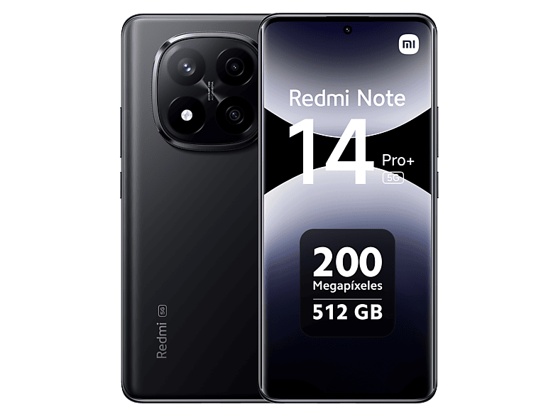 Xiaomi Redmi Note 14 Pro+ Midnight Black 256 GB 12 GB RAM 6.67 AMOLED Snapdragon® 7s Gen 3 Mobile Platform 5110 mAh