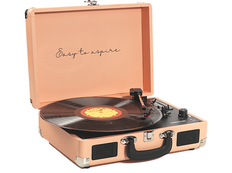 Prixton VC400 78 rpm Bluetooth 2 Altavoces de 3W Formato WAV Peach