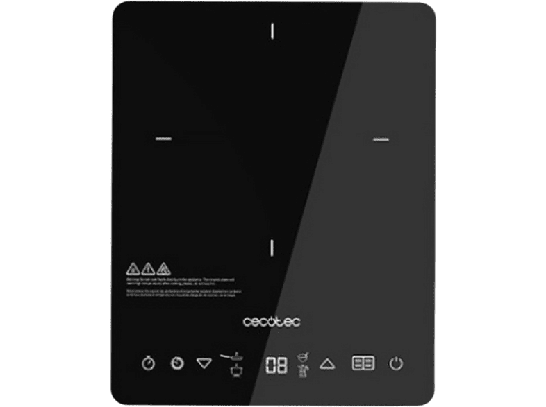 Cecotec C3069 Full Crystal Onyx 2000 W 10 Niveles de potencia 4 Programas Negro