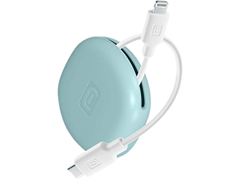 CellularLine Bag Cable Portacable USB - C a Lightning 1 m Universal Azul