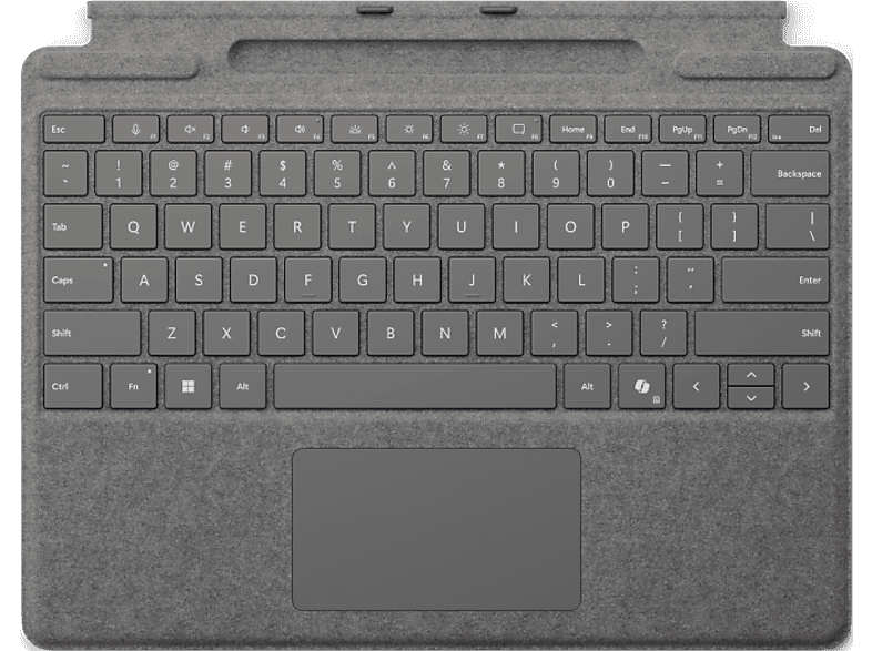 Microsoft para Surface Pro con almacenamiento de lápiz Platino