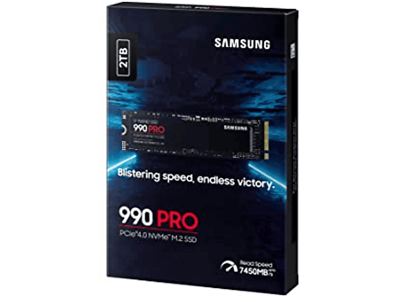 Samsung 990 PRO MZ-V9P2T0BW Interno PCI Express 4.0 M2 7450 MB/s Negro