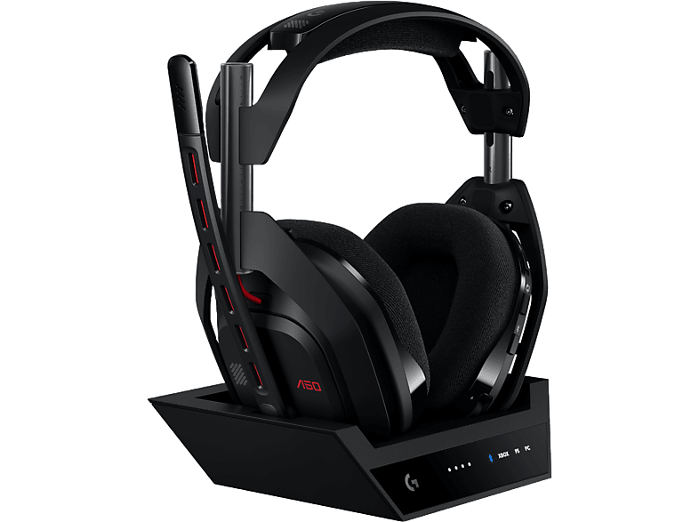Logitech G ASTRO A50 Gen 5 + Estación base PlaySync Audio Inalámbrico Micrófono 48kHz PC-PS-Nintendo-Xbox Lightspeed Negro