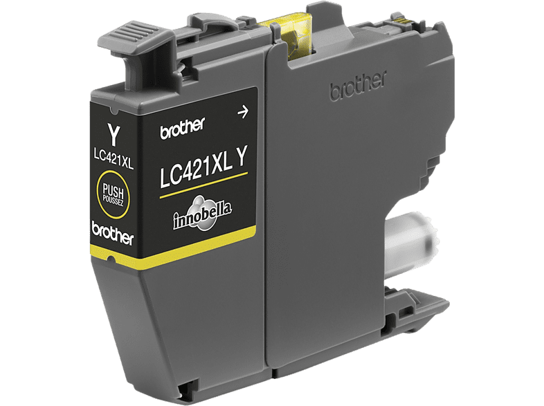 Brother LC421XLY Tinta Amarillo Rendimiento de hasta 500 páginas Amarillo