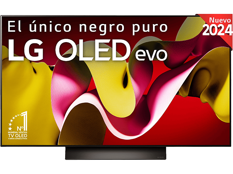 LG OLED48C45LA OLED 4K Procesador Inteligente 4K α9 Gen7 Smart TV DVB-T2 (H.265) Negro