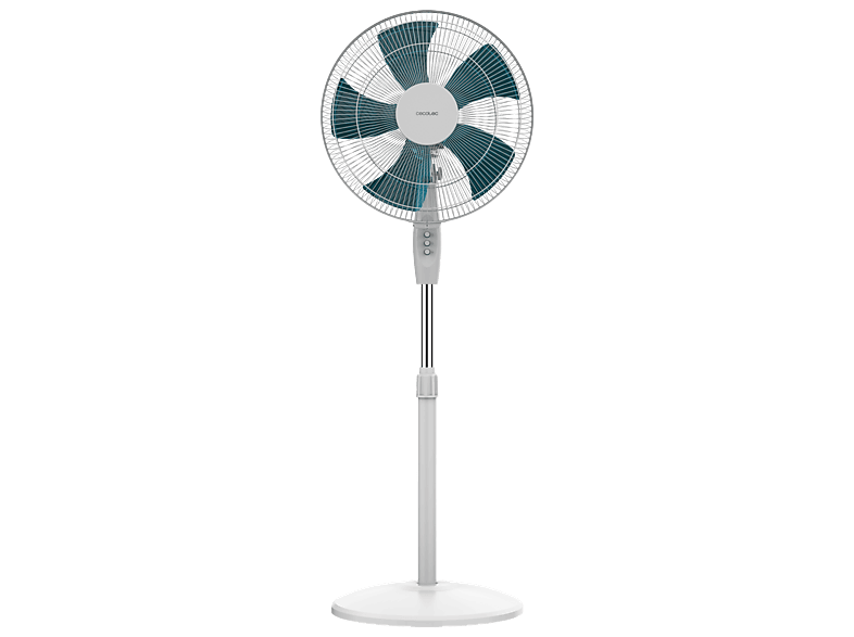 Cecotec EnergySilence 515 WindLite Pro 3 velocidades Oscilación automática 5 aspas aerodinámicas y máxima seguridad Blanco