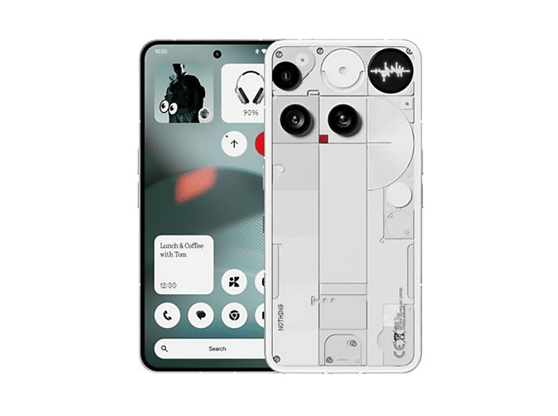 Nothing Phone 3 Blanco 256GB 12 GB 6.67 AMOLED Qualcomm® Snapdragon 8S Gen 4 5150 mAh