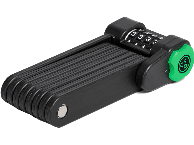 Youin Candado plegable Con combinación numérica Anti corrosión Acero Negro