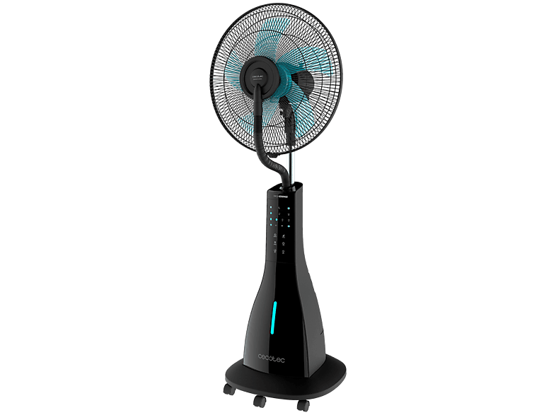 Cecotec EnergySilence 690 FreshEssence Motor cobre 90W Depósito 3L 5 aspas 3 velocidades Mando Negro