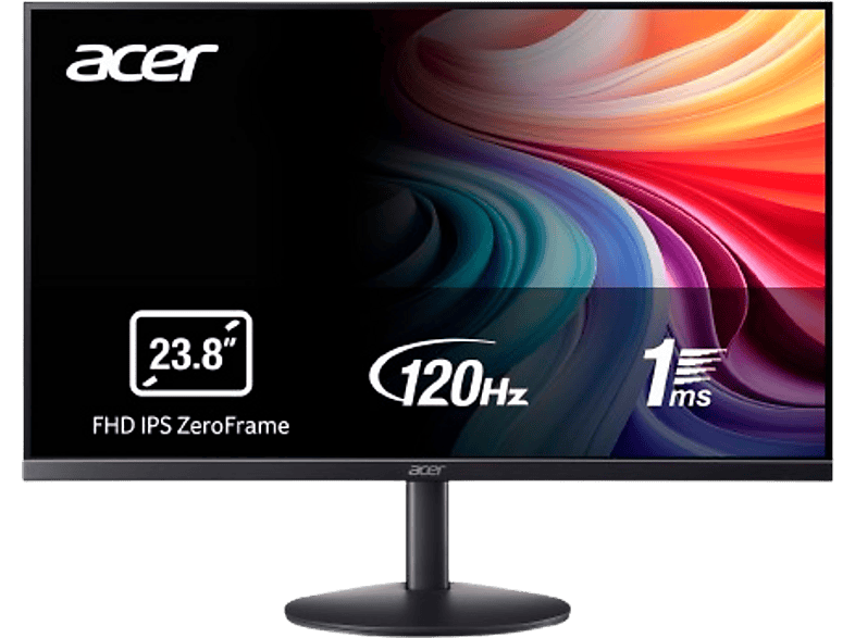 Acer SA243YG0BI 24 Full-HD 120 Hz 1 ms IPS  1x VGA 1x HDMI 1.4 AdaptiveSync Negro