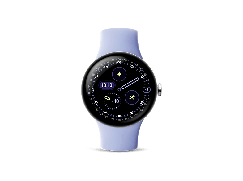 Google Pixel Watch 4 AMOLED 41 mm Correa S-L Aluminio 100% reciclado Con Gemini Plata/Lila