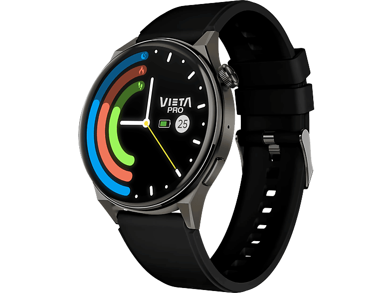Vieta Pro Wear 2 Max AMOLED 44 mm 268 x 22  Aleación de zinc Bluetooth 5.3 Negro