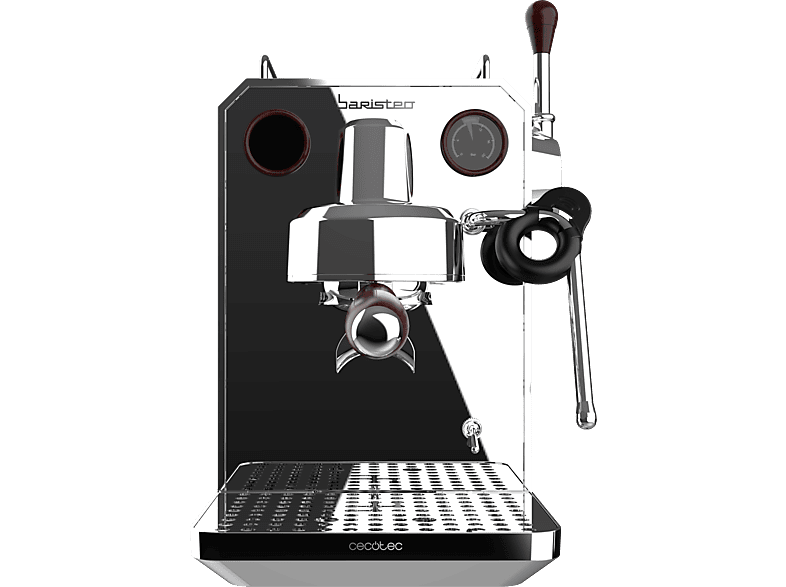 Cecotec Baristeo Intima 15 bares 1850 W Depósito 1.7 litros Salida doble de café Vaporizador Sistema Thermoblock Grey
