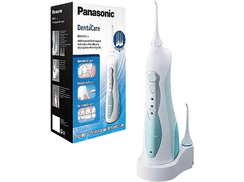 Panasonic Ew1311G845 3 Modos Portátil 4 boquillas Recargable 1400 impulsos pm Azul