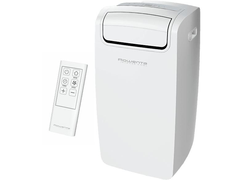 Rowenta AU401 1700 frig/h 65 m3 3 en 1 Enfría deshumidifica y ventila Temporizador Sin kit sellado ventana,Blanco