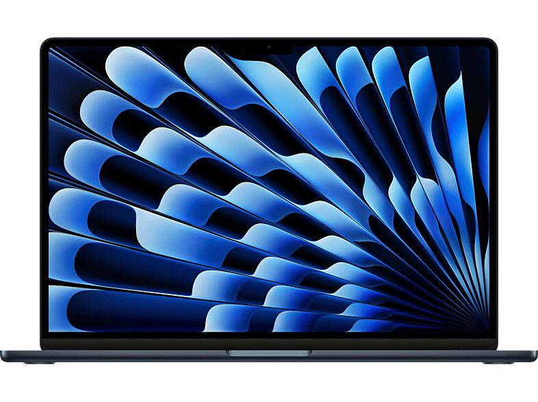 Apple MacBook Air (2024) 15,3 Chip M3 GPU de 10 núcleos 8 GB RAM 512GB de SSD Teclado Magic Keyboard Touch ID macOS Medianoche