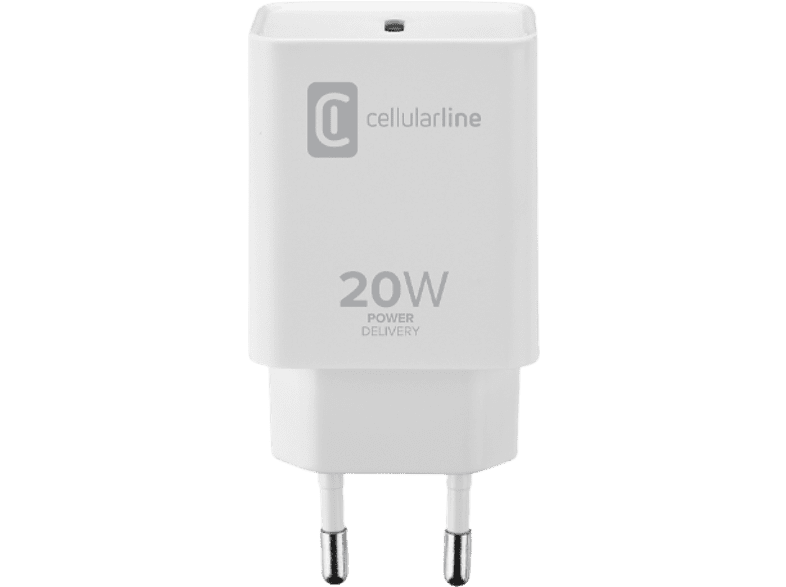CellularLine ACHIPHUSBCPD20SMLW Universal USB-C 20W Blanco