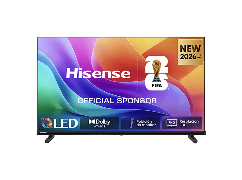 Hisense 40A5S Full-HD Posición de monitor Modo Juego Modo Deportes IA Negro