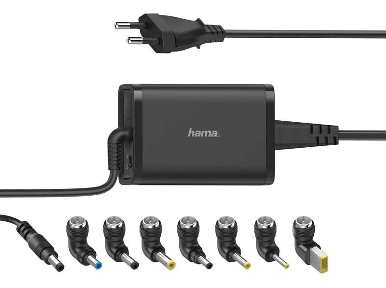 Hama 00200001 7 adaptadores Voltaje de entrada 100 - 240 V potencia 45W Negro