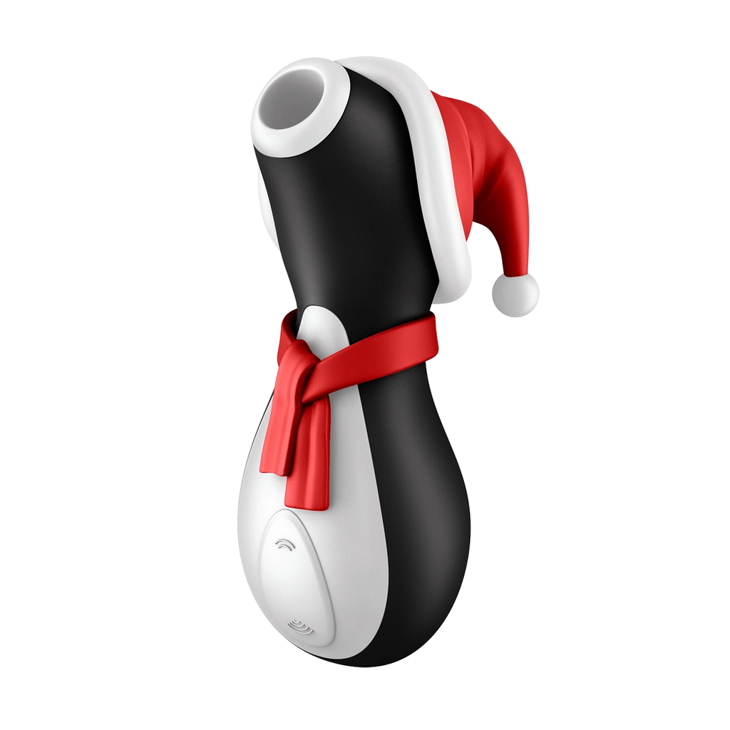 Satisfayer Penguin Holiday Edition ABS y silicona 11 intensidades Sumergible Blanco y negro