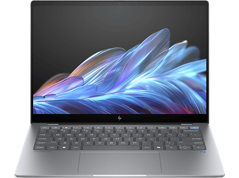HP OmniBook X 14- fe0002ns Copilot+ 14 2K Snapdragon® X Elite X1E-78-100 45 TOPS 16GB RAM 1TB SSD Adreno Graphics Windows 11 H