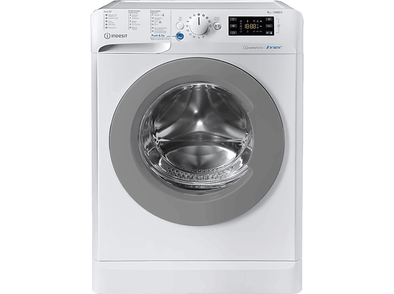 Indesit BWE 91496X WS SPT N 9 kg 1351 rpm 14 programas Motor Inverter Blanco