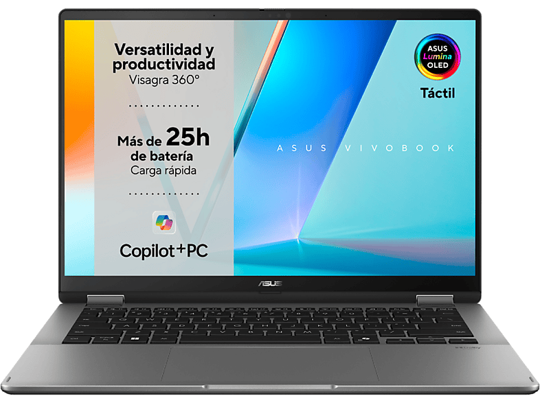 Asus Vivobook 14 Flip OLED TP3407SA-QL016W Copilot+ PC 14 WUXGA Intel® Core™ Ultra 7 258V 32 GB RAM 1 TB UHD Graphics W11