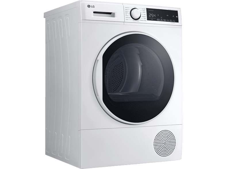 LG RH80T2AP6RM Libre instalación Independiente 8.0 kg 15 programas Blanco