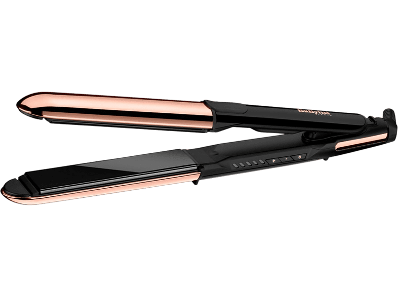 Babyliss Straight & Curl Brilliance ST482E 48 W Tecnología iónica Hasta 235°C Negro/Rosa