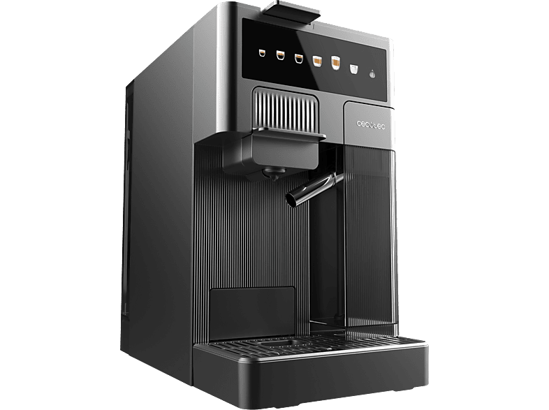 Cecotec FreeStyle Latte 20 bar Depósito 1.6L 4 en 1 Tanque de leche 6 tipos de café Sistema autolimpieza 1350W Grey