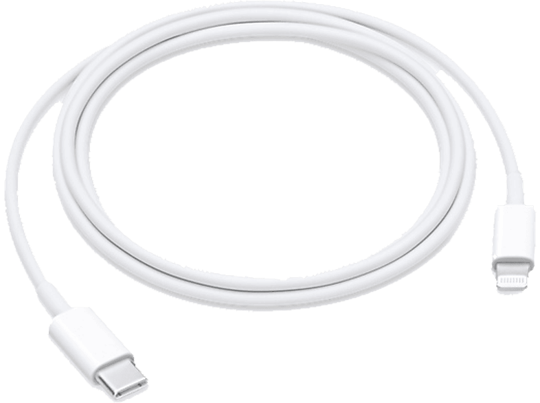 Appla Cable de USB-C a Lightning iPhone iPad o iPod Thunderbolt 3 (USB-C) 1 metros Blanco