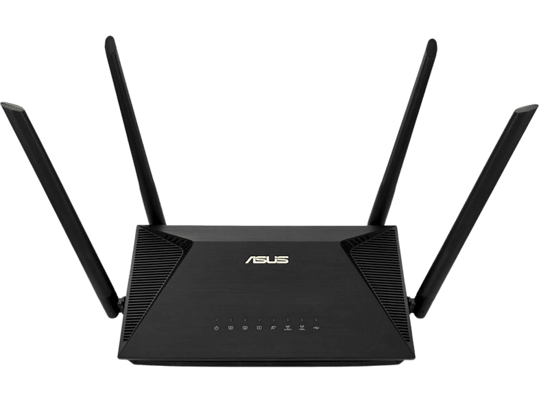 Asus RT-AX53U  WiFi 6 AX Dual Band 1800 Mbps MIMO 3x Gigabit 1x USB 3.0 Soporte Alexa Negro