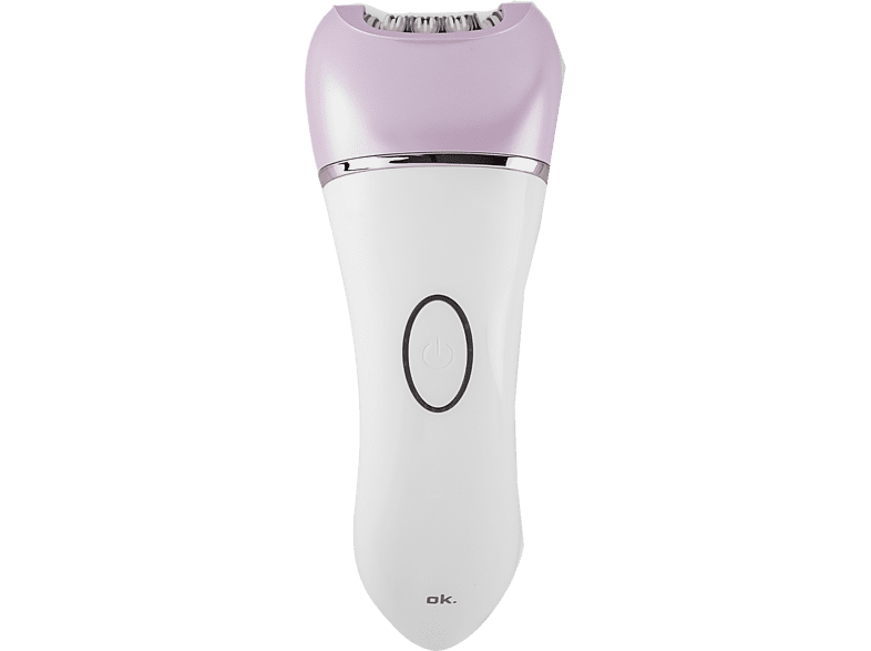 Depiladora OK OEP 36845 ES 2 Velocidades 6 accesorios Luz integrada Blanco