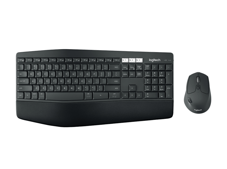 Logitech MK850 10 m Receptor USB Bluetooth Negro